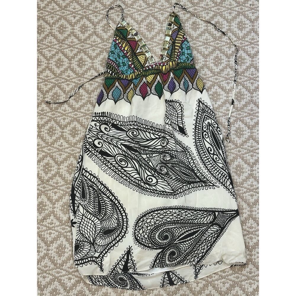 Tibi New York Māori CDC Halter Dress Size 8 | Colorful | Retails $365 | NWT